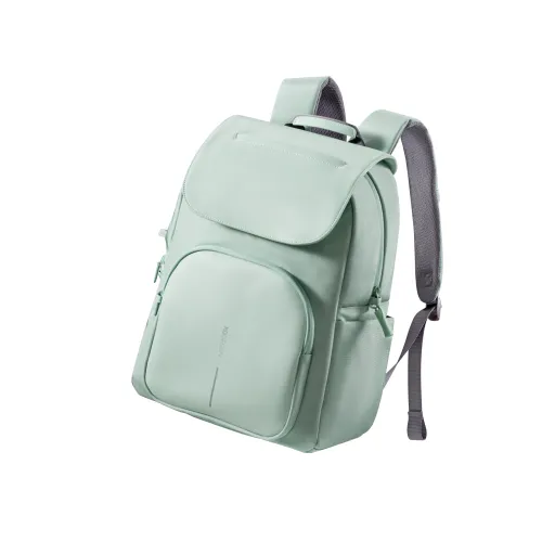 XD Design Bobby Soft Daypack 16"Inç Uyumlu Hırsızlık Önleyici Günlük Sırt Çantası Açık Yeşil